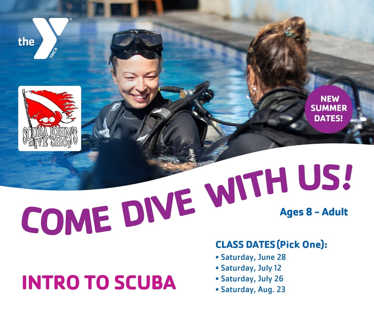 👦👧 Got an adventurous kid (8+) or want to try scuba for the first time?
 Join our Intro to Scuba class at Jeep Rogers YMCA, powered by Scuba John’s Dive Shop!
 📍 Safe setting, expert instructors, unforgettable fun.
 🎟️ Only 10 spots per class:
 columbiaymca.org/2024/09/23/com…