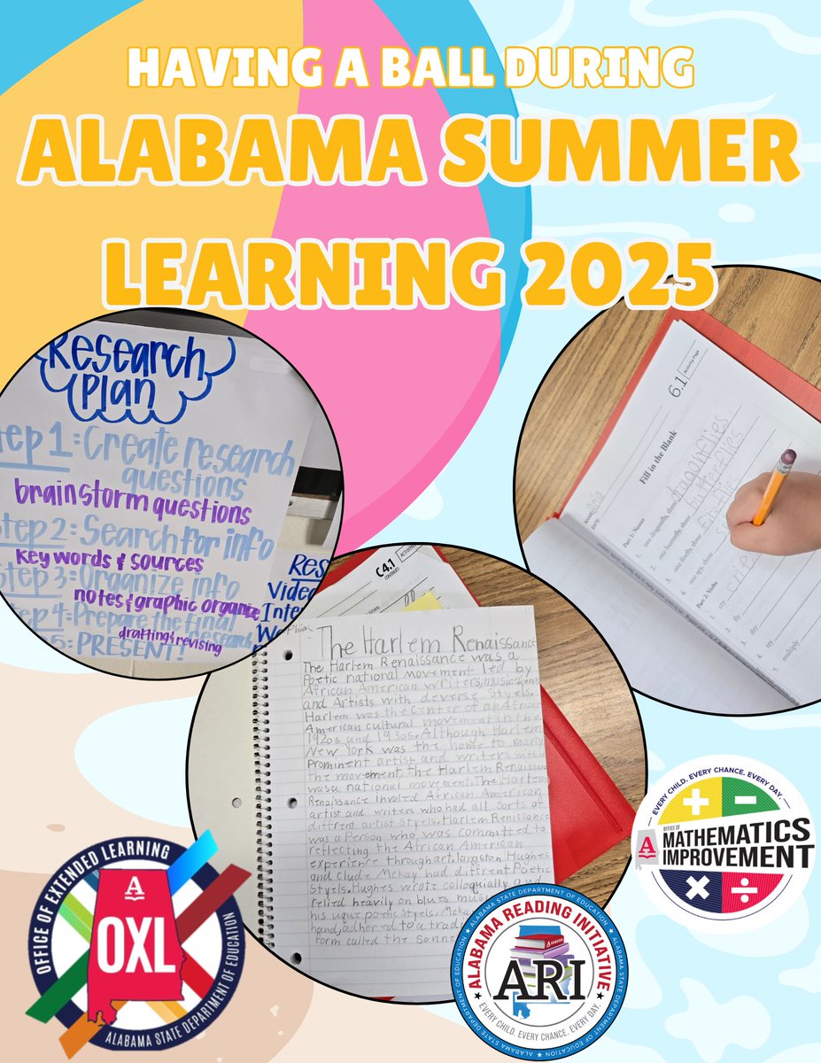 A great day of Summer Learning at Owens Cross Roads Elementary and New Hope Elementary. <a href="/Alabama_Reading/">ARI / The Alabama Reading Initiative, ALSDE</a>
