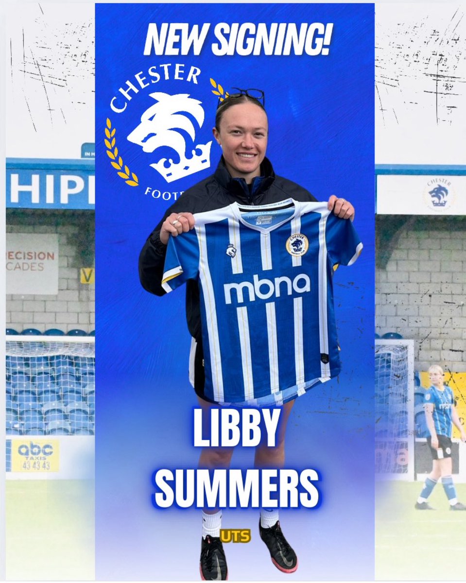 👀 You up?
Because we’ve got news…

Libby Summers joins us from Stockport County Ladies! 🖊️⚽️

🗣️ Kalvin Williams:
“She’s got great experience, real quality &amp; versatility in attack. Her attitude and pedigree make her a fantastic addition to the squad.”