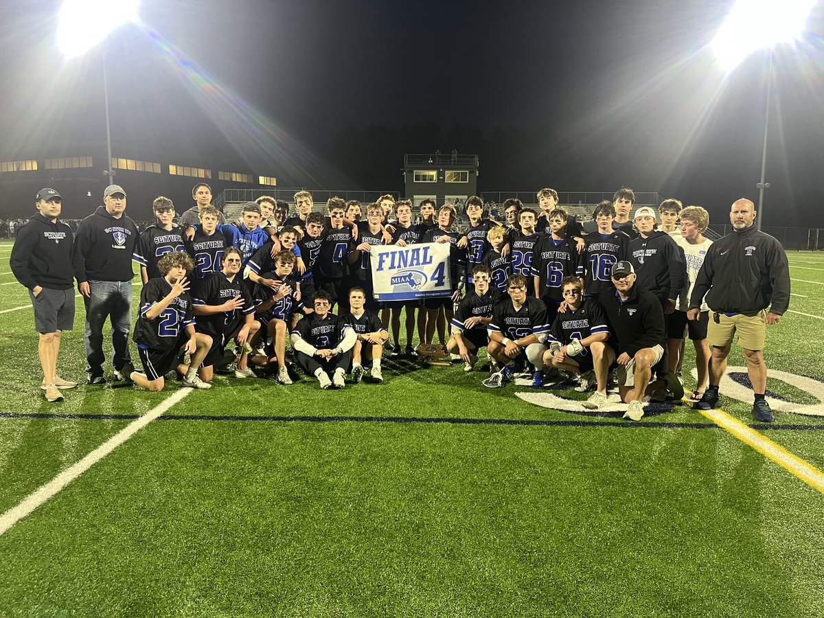 Last night was another special night for Scituate Boys Lacrosse. An incredible win and an incredible milestone. 
GO SAILORS!!