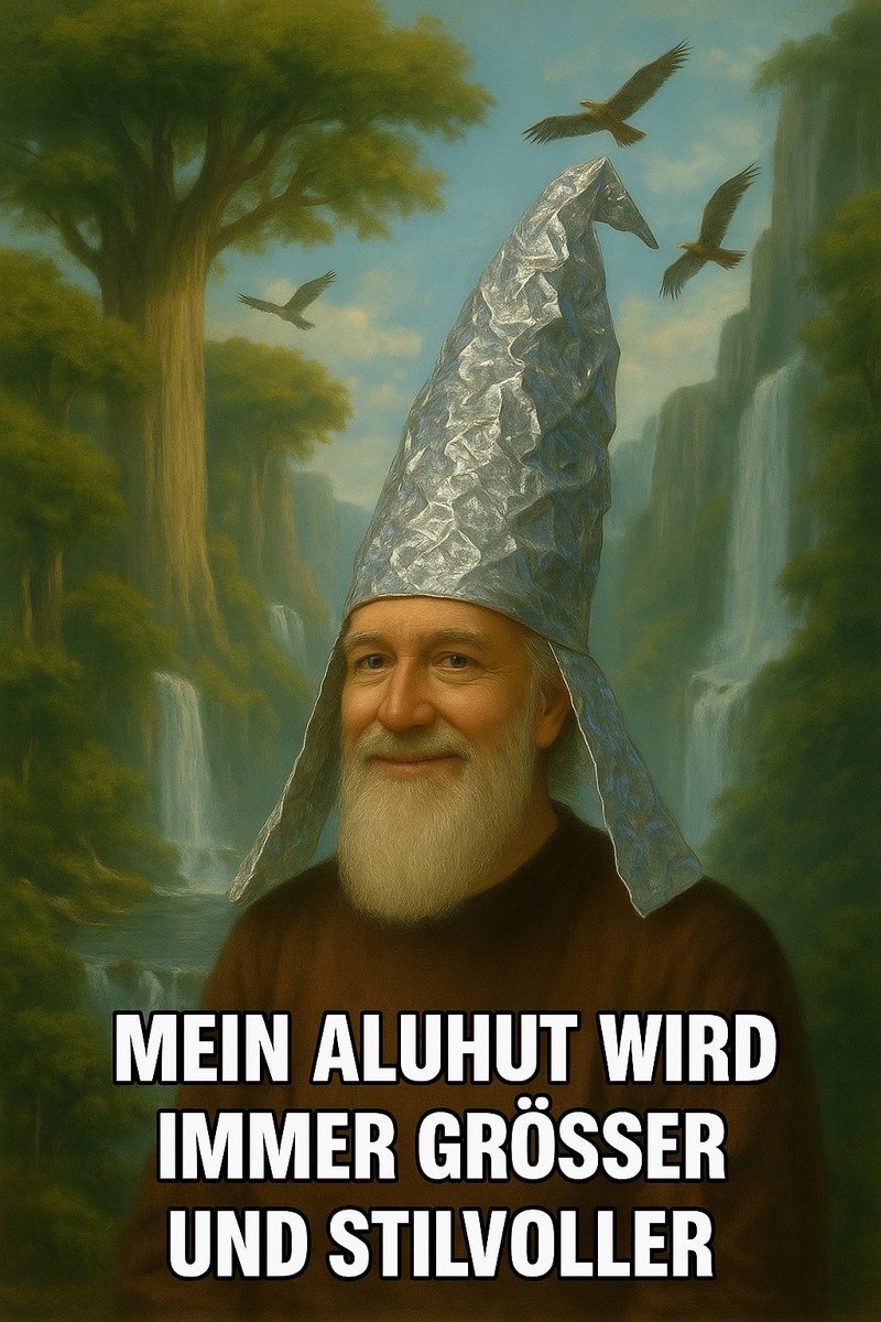 m_datapad's tweet image. Hier ist ein Beispiel, wie man Mobbing abwehren kann: Den Spott (Schwurbler, Aluhut) ignorieren oder nicht ernst nehmen und den Angriff humorvoll aufnehmen (siehe Bild).
Grundsätzlich hilft uns die Nähe zu Gott durch Gespräche mit Jesus - fällt mir aufgrund von Scham auch schwer!