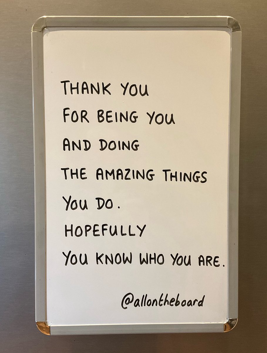 Thank you for being you.