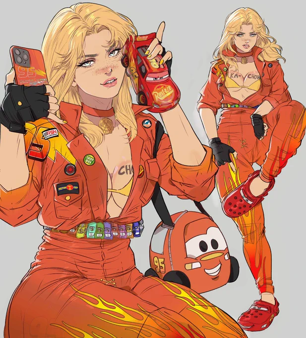 girl who is obsessed with lightning mcqueen