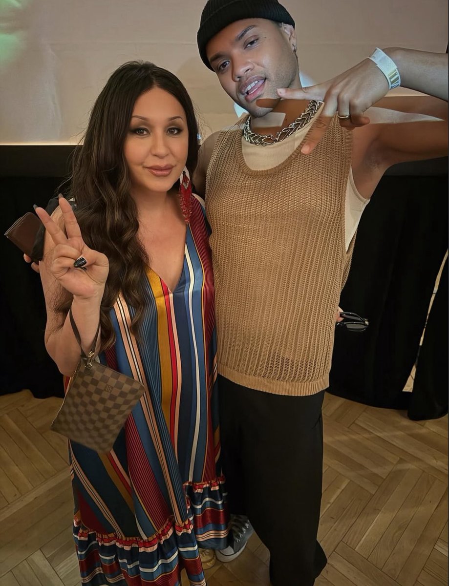 Jaylene Tyme, Luna DuBois &amp; Rileasa Slaves look radiant out of drag for the Rainbow Railroad fundraiser at the Royal Ontario Museum in Toronto, Ontario, Canada.