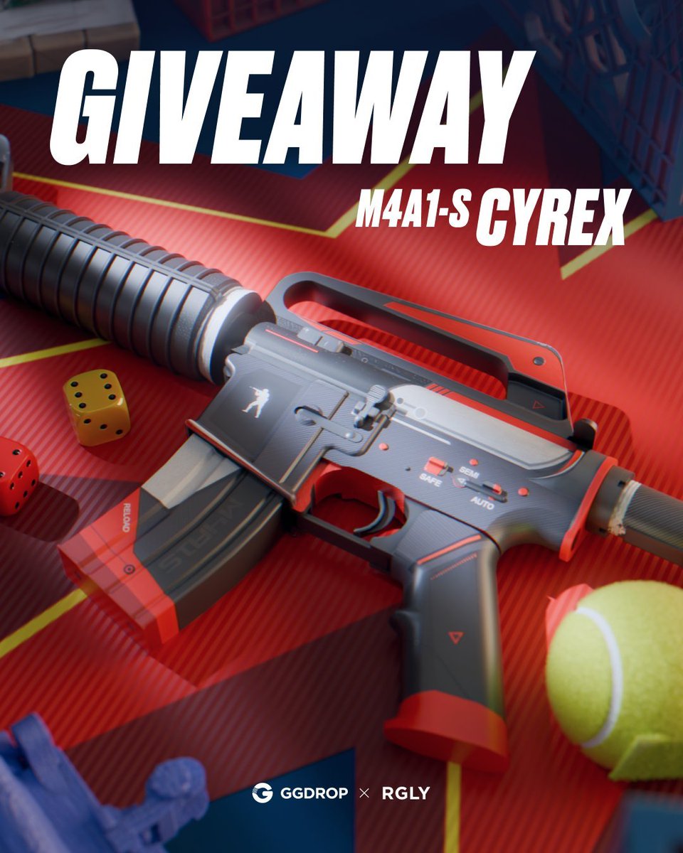 🎁$40 M4A1-S | Cyrex❤️

To enter:
✅Retweet &amp; Like,
✅Follow: <a href="/rgLyCS/">rgly</a>, <a href="/gg_drop/">GGDrop.com</a>,
✅Tag a friend.

🍀Good Luck!
⏰Ends in 10 days!

#CS2 #CS2Giveaway
