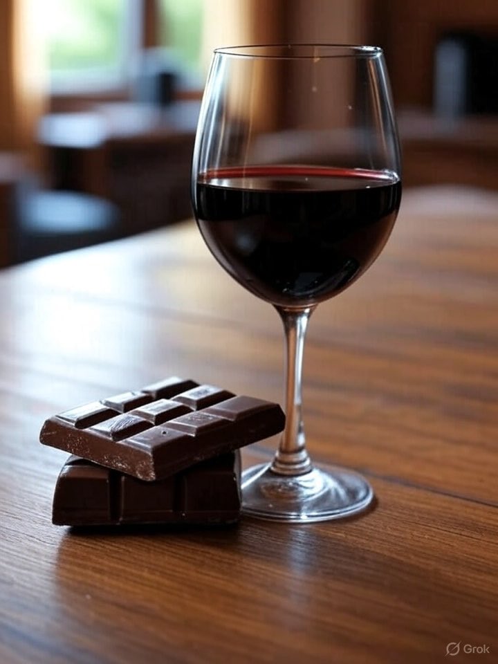 News: 

"Eating Chocolate &amp; drinking red wine 🍷 have health benefits!"

Me (Dipping my Hershey Bar in my Merlot):

"I'm going to live forever!"