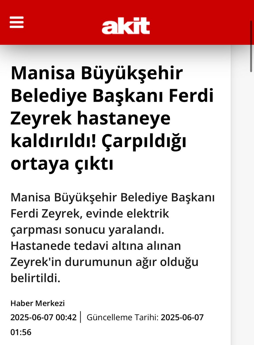 ismailari_'s tweet photo. Manisa Büyükşehir Belediye Başkanı Ferdi Zeyrek için “Çarpıldı” başlığı atan Yeni Akit’e bayram ilanı verip para akıtanlar:

📌Halkbank
📌Vakıfbank
📌Ziraat Bankası
📌Türk Telekom https://t.co/shZGy2O1OT