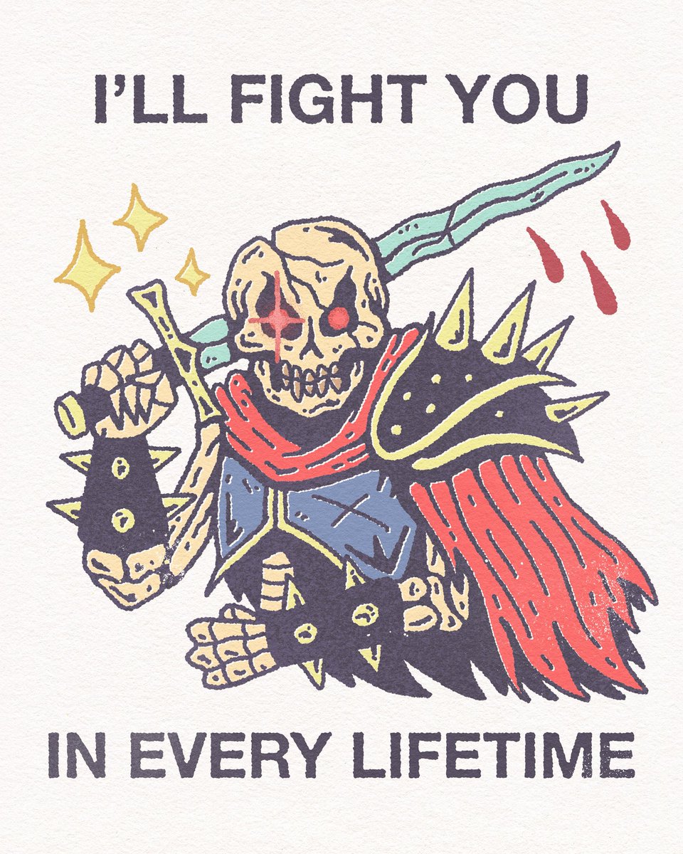 It breaks my heart knowing my mortal enemy is somewhere out there battling with another foe 💔