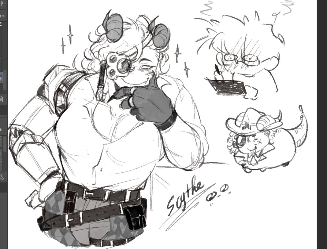 Scythe #phighting doodle