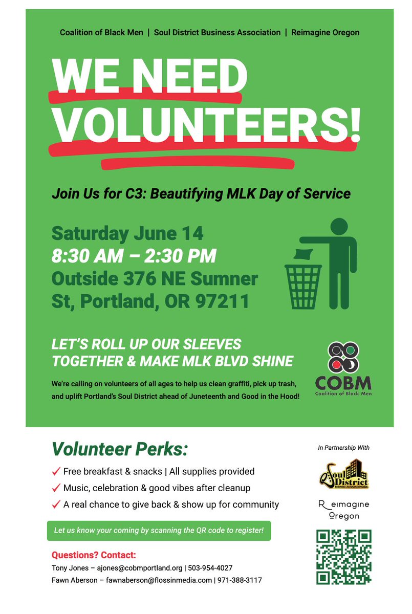 flossinmedia's tweet photo. Volunteers Needed: “Beautifying MLK” Black-Led Community Clean-Up Day of Service - https://t.co/apcrqC52QN https://t.co/YYcymVxlyM