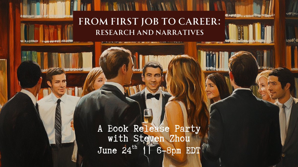 **FROM FIRST JOB TO CAREER: A BOOK RELEASE PARTY** Join Young Voices for an engaging evening of conversation and connection as we host a book release party featuring Steven Zhou, author of the new book From First Job to Career: Research and Narratives — an insightful anthology