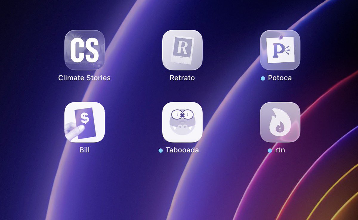 Liquidglassifying my apps tonight #WWDC25