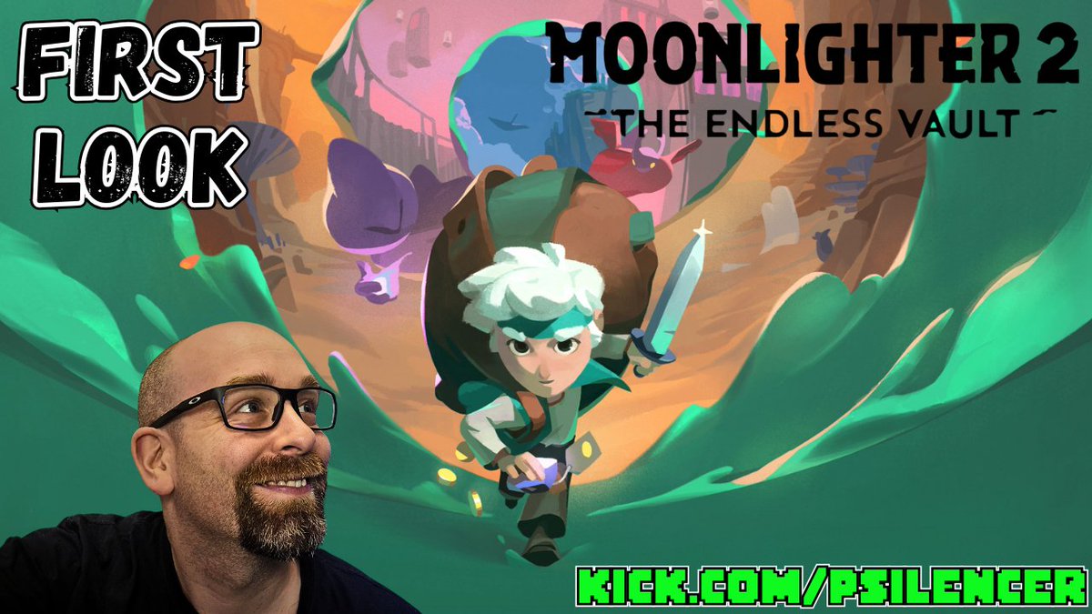Tonight we're getting a first look at <a href="/DigitalSunGames/">Digital Sun</a> Moonlighter 2! Make sure to come and check this one out live - ONLY ON <a href="/kick/"></a>!

We are also still waiting on our application response too, so who knows! Is tonight the night?💚

kick.com/psilencer

#PickKick