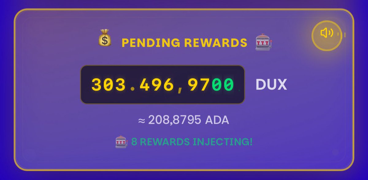 K₳NJI 𓁺 (@kanjigarcrypto) on Twitter photo To celebrate the launch of $DUX staking and the juicy rewards (I earned 200 ADA $DUX in less than 4 days just by staking my tokens!), I’m giving away 100 ADA!
100 ADA GIVEAWAY🎁
Follow me & <a href="/thechosendux/">TheChosenDux</a>
Like + RT
Post your bbydux NFT below if you own one for a Double Chance! To celebrate the launch of $DUX staking and the juicy rewards (I earned 200 ADA $DUX in less than 4 days just by staking my tokens!), I’m giving away 100 ADA!
100 ADA GIVEAWAY🎁
Follow me & <a href="/thechosendux/">TheChosenDux</a>
Like + RT
Post your bbydux NFT below if you own one for a Double Chance!