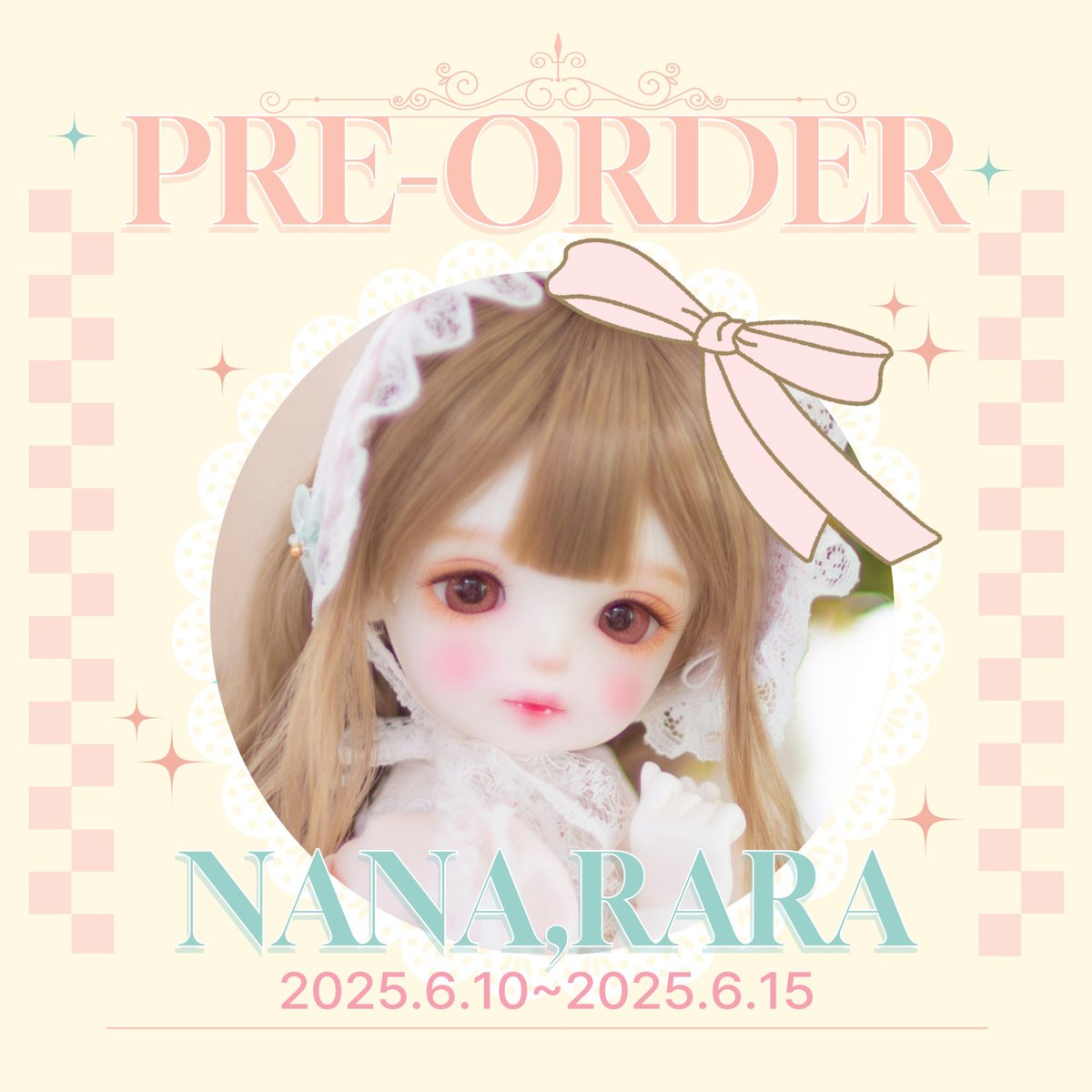 💛선주문 RT + 팔로우 이벤트💛
❗️[기간 2025.6.10~2025.6.15]
🔸️선주문 나나,라라,모모,루루 진행합니다
(헤드파츠도 별매해요)
🔸️선주문 밀크코코아 나나,라라 

🔹️당첨자 발표 : 6월 16일
💛당첨되신 한분께는 🧸USD 노메이크업 미백루루 헤드 한개를 보내드려요
ㆍ
ㆍ
#라나돌 #트인덕장터