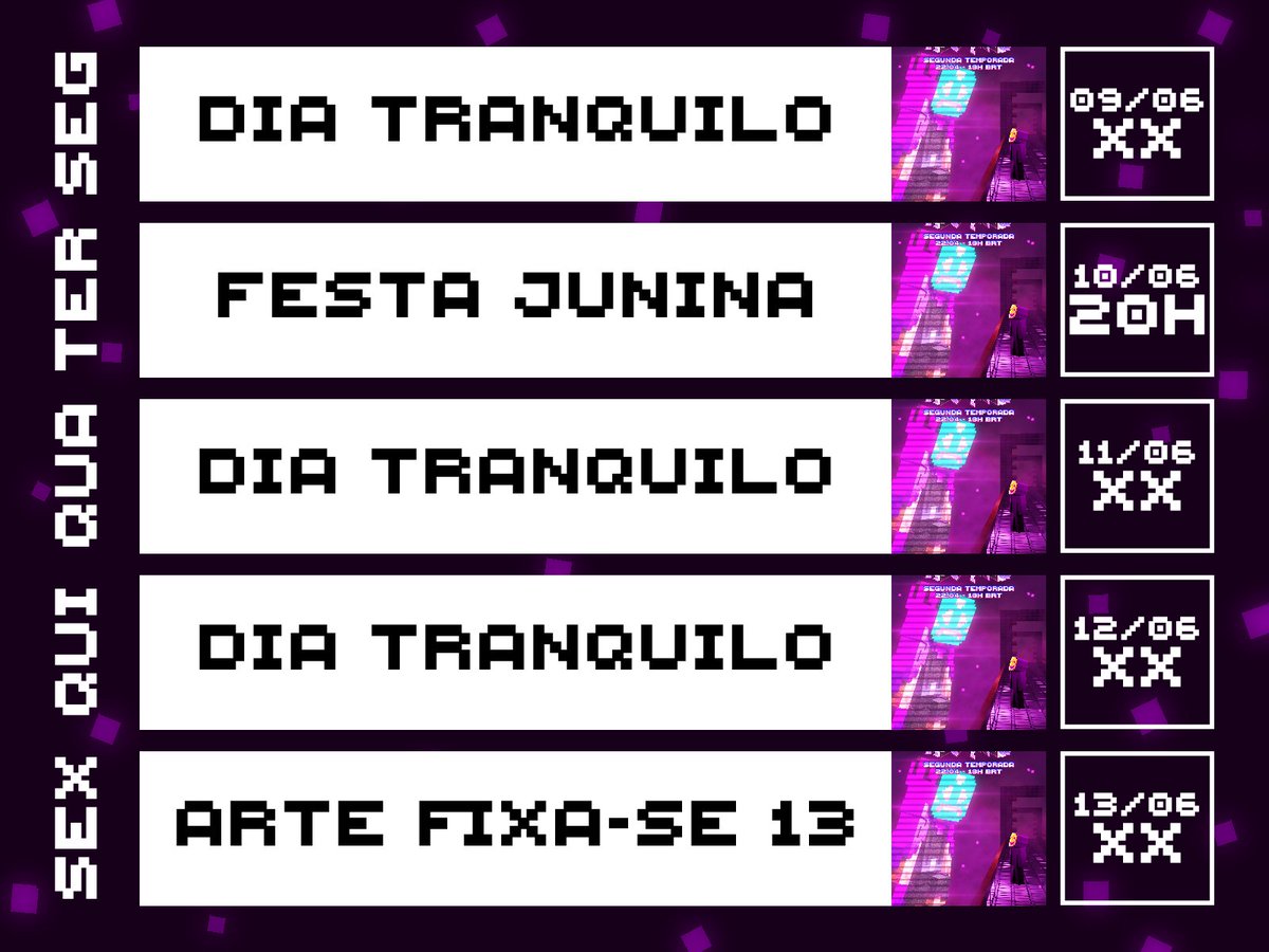 arkanisgg's tweet photo. Foi aqui que pediram Calendário da Semana? Respondam nos comentários o que significa a última opção. 👀 #Arkanis https://t.co/3SvHQNbqd5