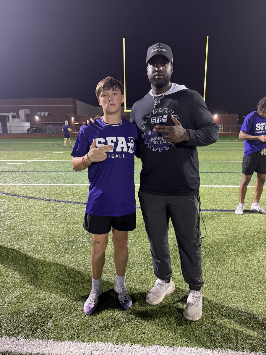 Juellian Raasch (@juellianraasch) on Twitter photo I had an amazing time this past Friday <a href="/SFA_Football/">Lumberjack Football</a>. Thank yall for having me out, learned a lot. <a href="/CoachCarthel/">Colby Carthel</a> <a href="/CoachTBleil/">Tim Bleil</a> <a href="/Jeremy_Davis1/">Coach Davis</a> <a href="/CoachBass27/">Coach Bass</a> <a href="/DeSanto_4/">Robby DeSanto</a> <a href="/alvin_jacketfb/">Alvin Football</a> I had an amazing time this past Friday <a href="/SFA_Football/">Lumberjack Football</a>. Thank yall for having me out, learned a lot. <a href="/CoachCarthel/">Colby Carthel</a> <a href="/CoachTBleil/">Tim Bleil</a> <a href="/Jeremy_Davis1/">Coach Davis</a> <a href="/CoachBass27/">Coach Bass</a> <a href="/DeSanto_4/">Robby DeSanto</a> <a href="/alvin_jacketfb/">Alvin Football</a>