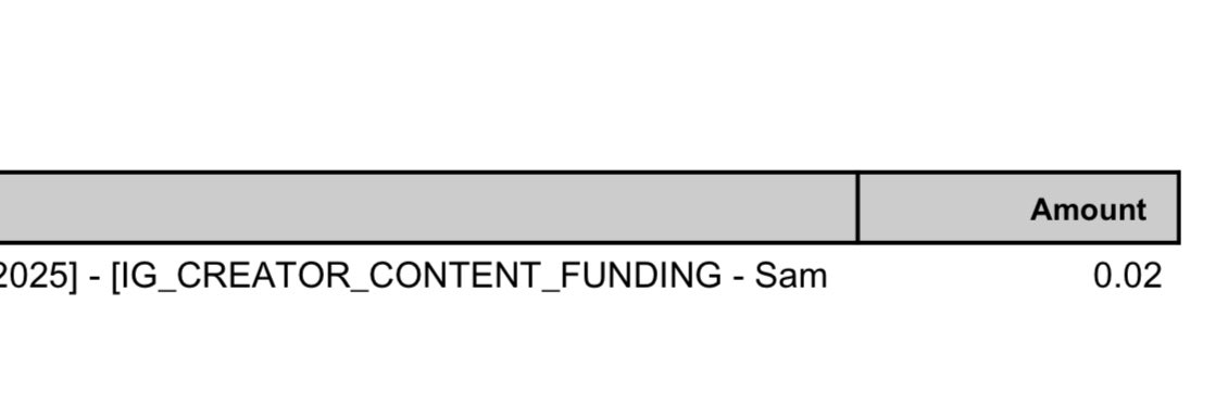 nice! thanks IG creator fund!