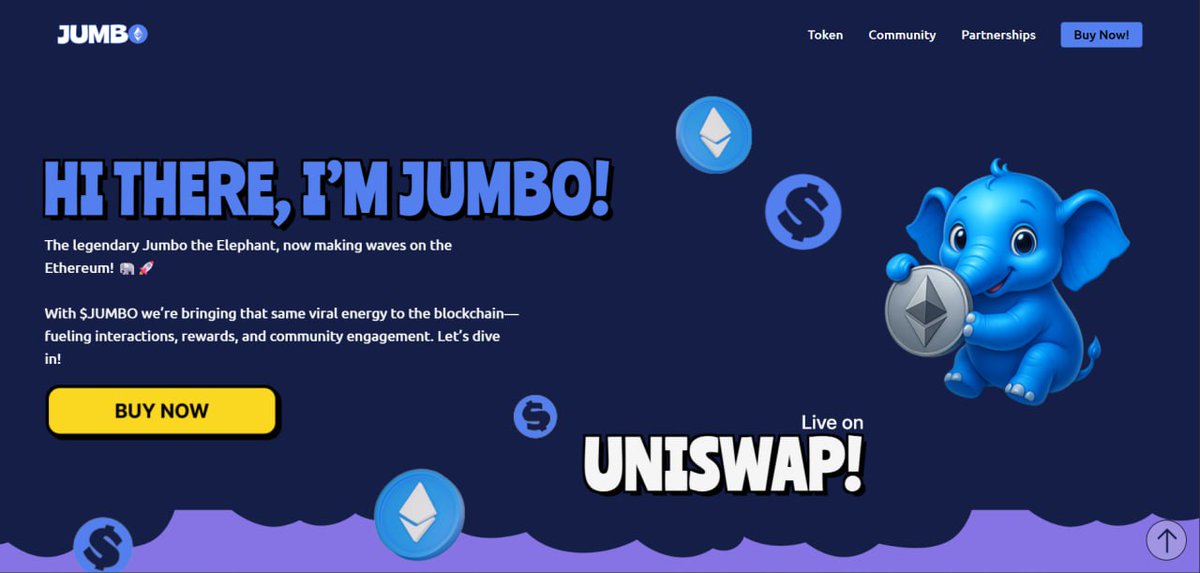 <a href="/StockMKTNewz/">Evan</a> Big Team and Strong Community.

There are many big supporters..

Launch tomorrow

t.me/JumboOnEth