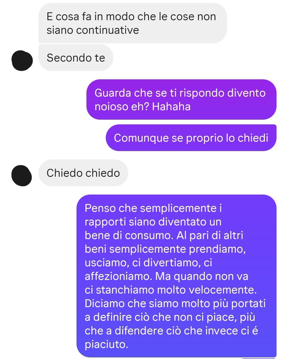 ...e niente la leggerezza proprio non mi appartiene