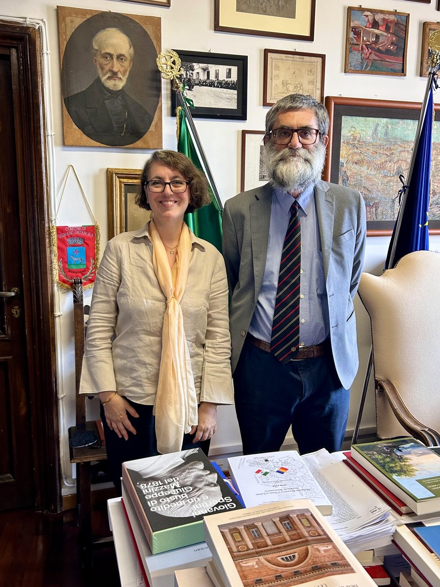 ItalianAcademy's tweet image. Barbara Faedda, the IA&apos;s Exec Director, and Marco Pizzo, Vice Director, Istituto per la storia del Risorgimento, developing a long-term project to provide the IOCH with valuable documentation, rare unpublished materials, &amp;amp; exclusive archival content. tinyurl.com/3h8rh77f