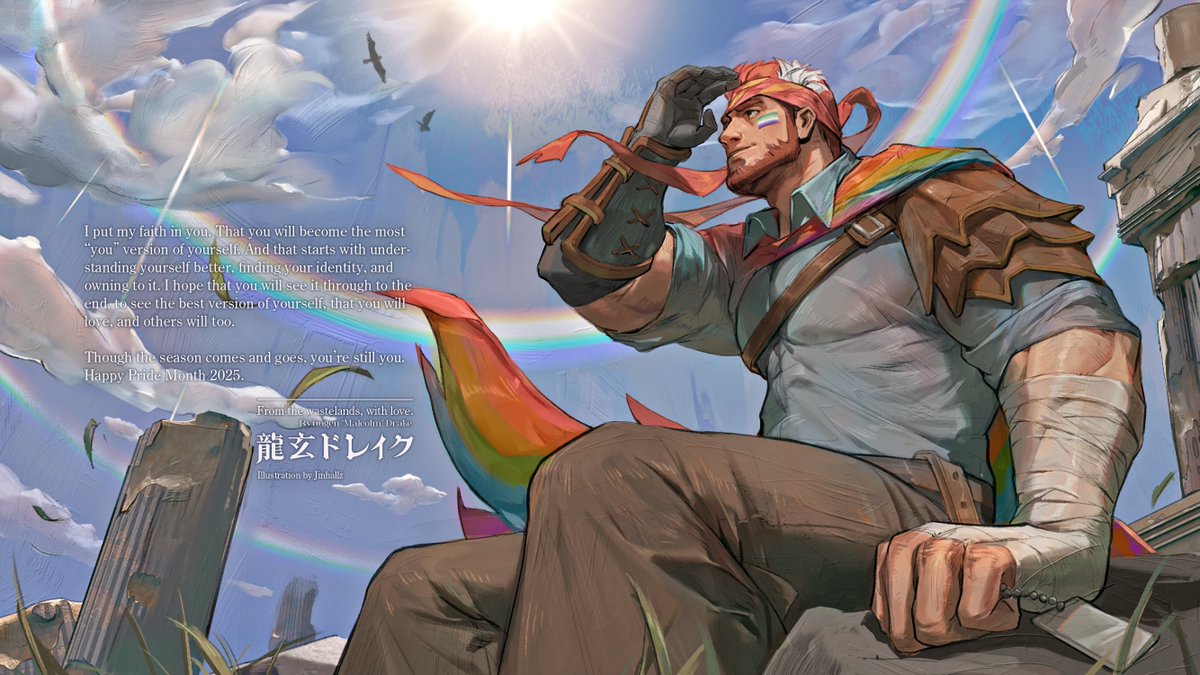 ryuugendrake's tweet image. To the lost souls out there.🏳️‍🌈
#ryuugenart #Pride2025