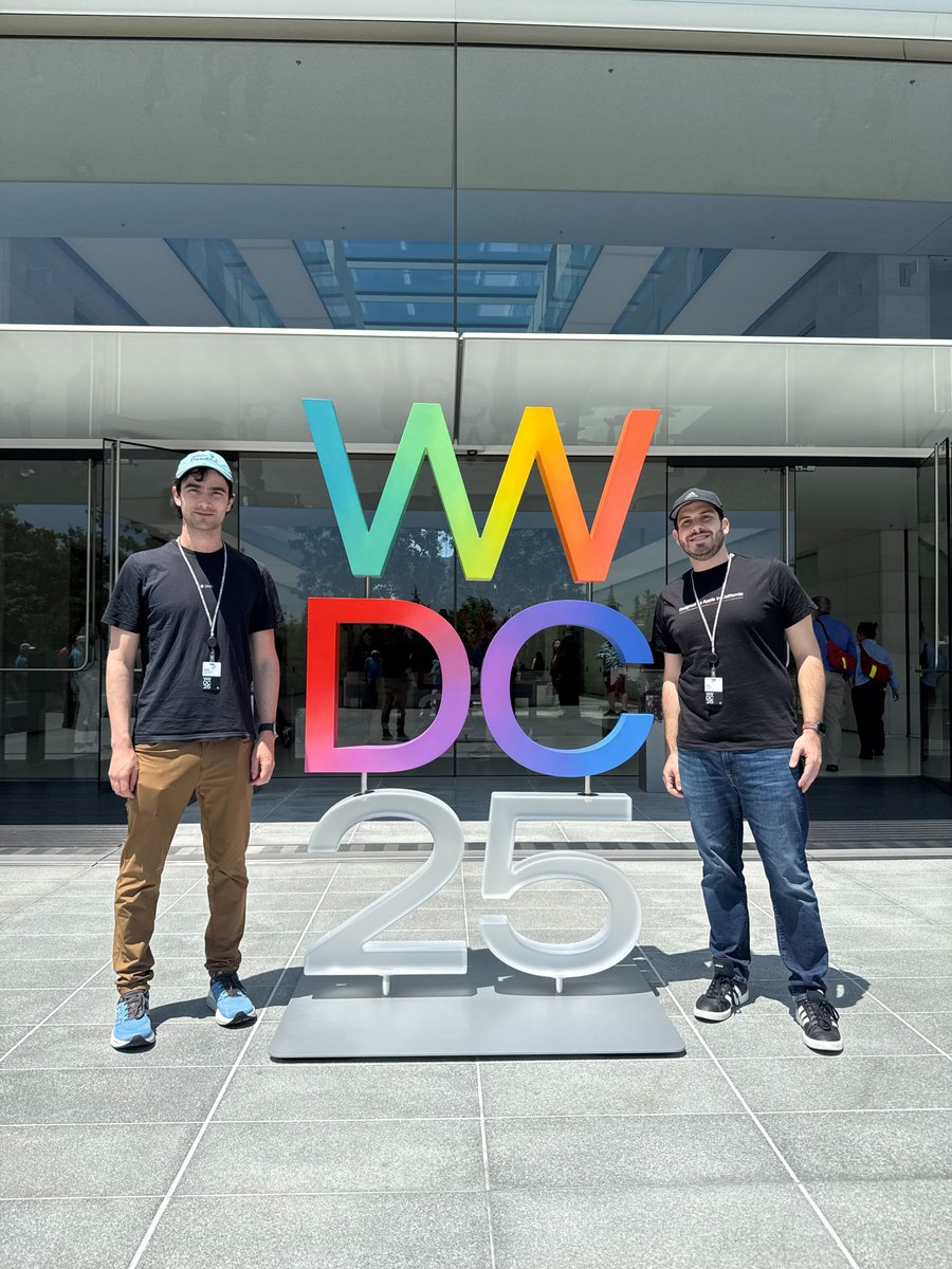 Happy WWDC week! 🍎 The <a href="/emergetools/">Emerge Tools</a> team is enjoying Apple Park and representing the <a href="/getsentry/">Sentry</a> fam