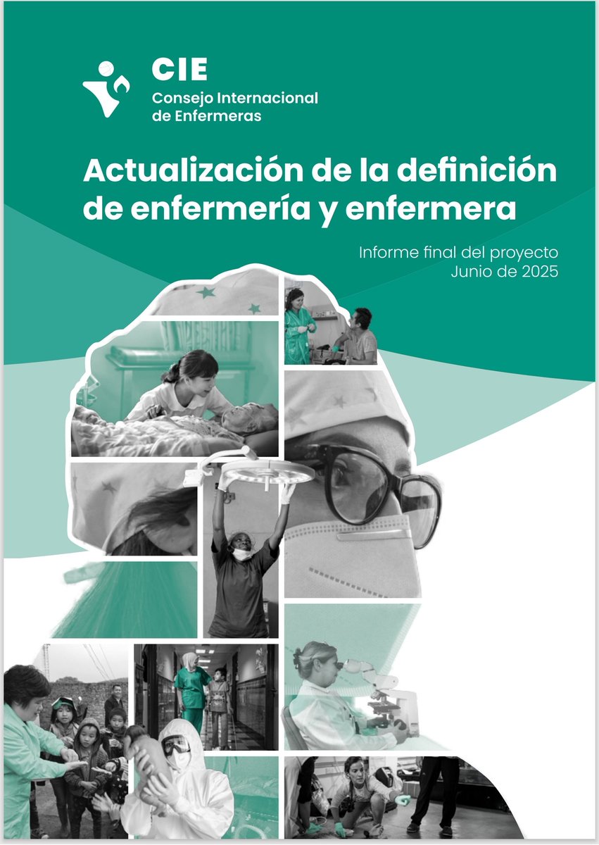 ➡️ El Consejo Internacional de Enfermeras (CIE) actualiza las definiciones de Enfermería y Enfermera. 👇🏾
icn.ch/es/recursos/pu…