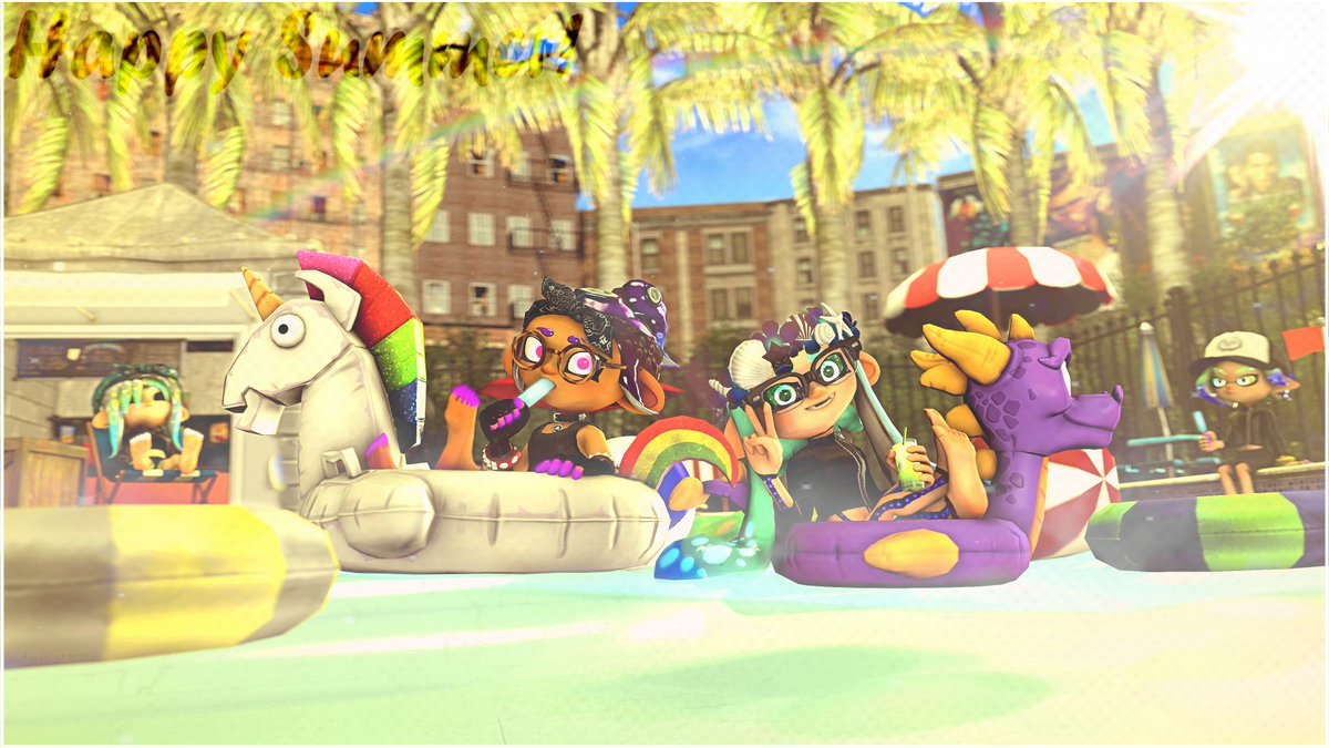 Summer Breeze 🌅⛱️
Enjoy the Summer Breeze as long as you can and happy Summer

#Splatoon #splatoonoc #SFM #splatoonart