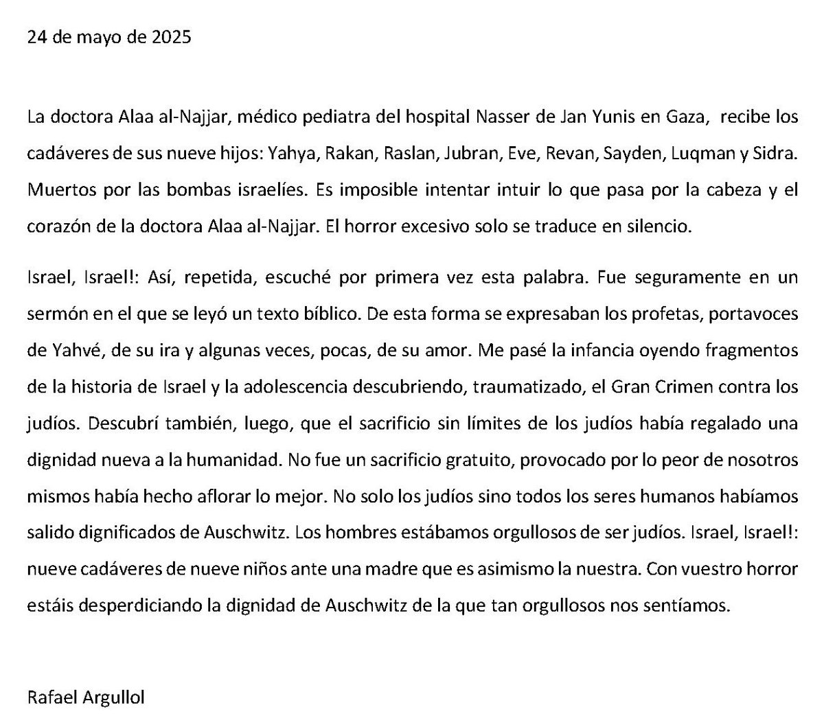 Rafael Argullol tweet media