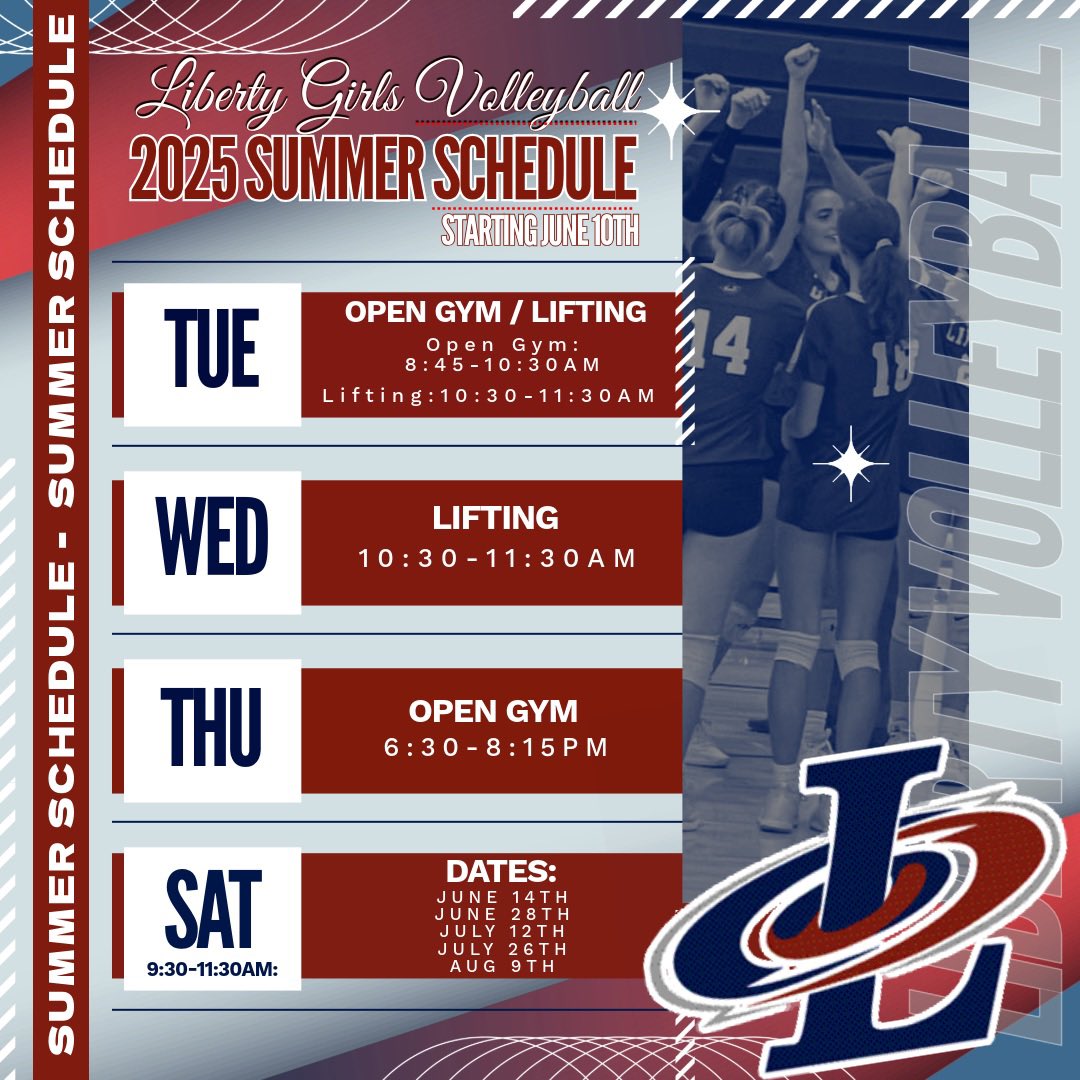 Every chapter closes, but the story never ends! We turn the page from our 2024/25 season to 2025/26 where our next great adventure awaits!! It’s goo time ladies!! 📖🏐🌀😤#libertyvolleyball #writeyourstory #mambamentality #brickbybrick