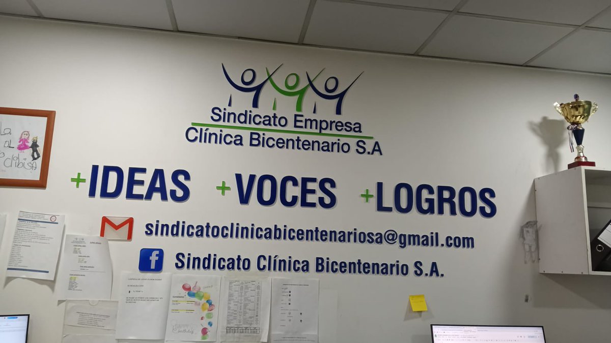 👉 Hoy, delegación de <a href="/fenassap/">FENASSAP</a> integrada por nuestra Dir.Legislativa Paula González <a href="/sindicatobionet/">Sindicato Bionet</a> y Dir.Organizaciones Valeska Pizarro <a href="/sindicatoNo1Chp/">sindicato No1 chp</a> 
🗣️visitamos a compañer@s de Sindicato Red Salud ex Clínica Bicentenario, para intercambiar experiencias de trabajo sindical