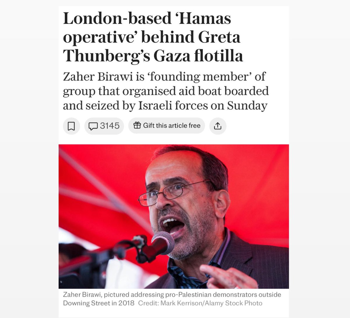 Wow. 

In the <a href="/Telegraph/">The Telegraph</a> 

Link to article in comments