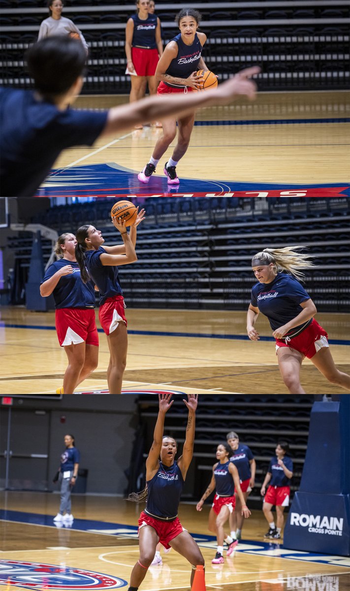 .<a href="/usiwbb/">USI Women’s Basketball</a> is back to work for the first day of summer practices🔴🔵

🦅🏀 #GoUSIEagles #OVCit
