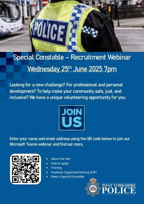 <a href="/WYP_Specials/">WY Police Specials</a> <a href="/WYP_BradfordE/">West Yorkshire Police - Bradford East</a> <a href="/WYP_BradfordC/">West Yorkshire Police - Bradford City</a> <a href="/WYP_Shipley/">West Yorkshire Police - Shipley</a> <a href="/WYP_Keighley/">West Yorkshire Police - Keighley</a> <a href="/WYP_BradfordW/">West Yorkshire Police - Bradford West</a> <a href="/WYP_BradfordS/">West Yorkshire Police - Bradford South</a> 

<a href="/WYP_LLeadbeater/">Superintendent Lucy Leadbeater</a>