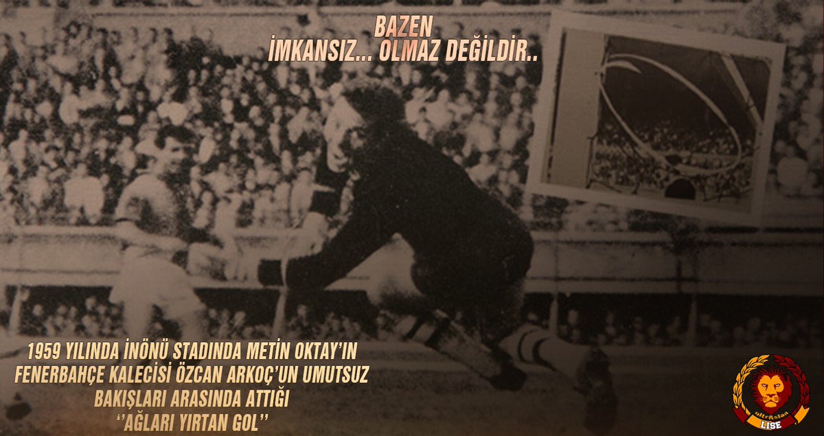 TARİHTE BUGÜN | 10 Haziran 1959

Mithatpaşa'da oynanan F.Bahçe derbisinde, Taçsız Kral Metin Oktay ağları deldi. 

#ultrAslanLİSE