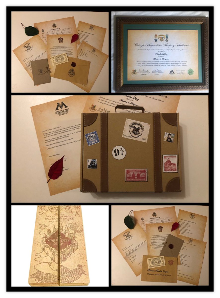 ¿No sabes qué regalar a un fan de Harry Potter?

Regalar un pack de la Carta de Hogwarts PERSONALIZADA para el/ella es el mejor regalo que le puedes hacer

Las razones las tienes en este post-> bit.ly/3K84Aag