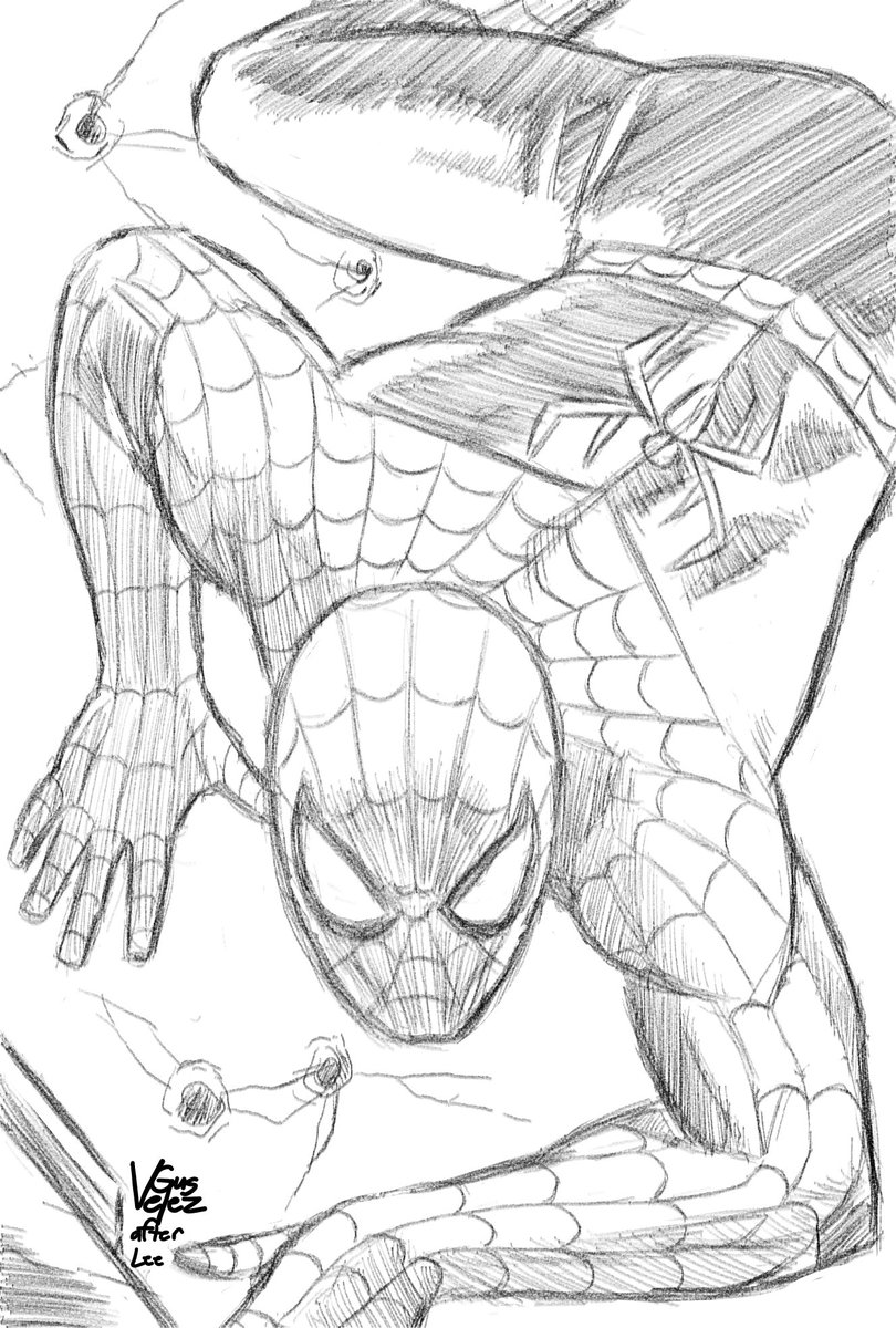 Finished Spidey sketch that goes with my Punisher piece from last year. A different take on Jim Lee's War Journal cover. #Spiderman #art #digitalart