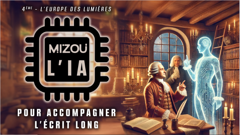[#UnJourUneAcadémie2025]

🖋️ Retour d’expérience <a href="/AmiensHg/">HGAmiens</a>  sur #Mizou : paramétrer un chatbot pour accompagner les élèves dans l’#écrit long  en #4e sur l'Europe des Lumières: création, suivi en direct, feedback immédiat

👉padlet.com/c_rendu/faire-…