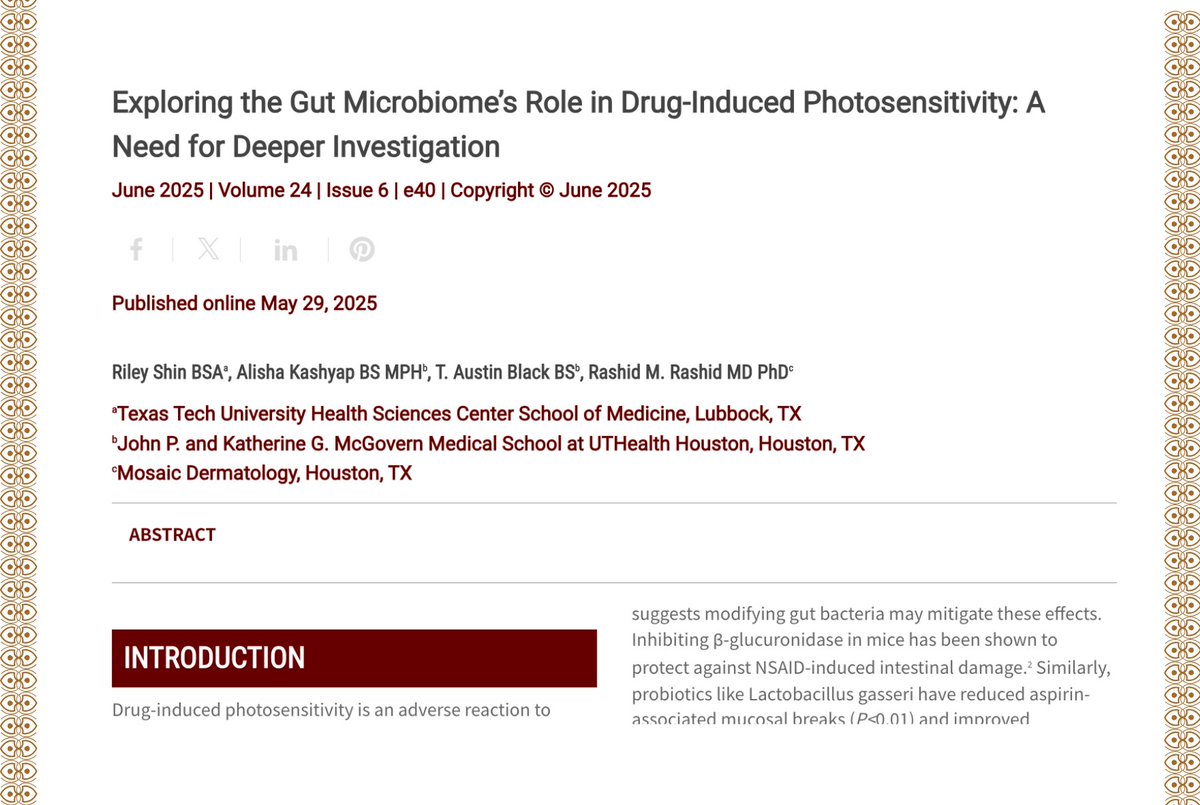 Journal of Drugs in Dermatology (JDD) (@jddonline) on Twitter photo Could a Migraine Medication Clear Cystic Acne? A Curious Case Suggests New Possibilities
What if a drug you prescribe for migraines could also help treat cystic acne?
Read More: jddonline.com/articles/explo… Could a Migraine Medication Clear Cystic Acne? A Curious Case Suggests New Possibilities
What if a drug you prescribe for migraines could also help treat cystic acne?
Read More: jddonline.com/articles/explo…
