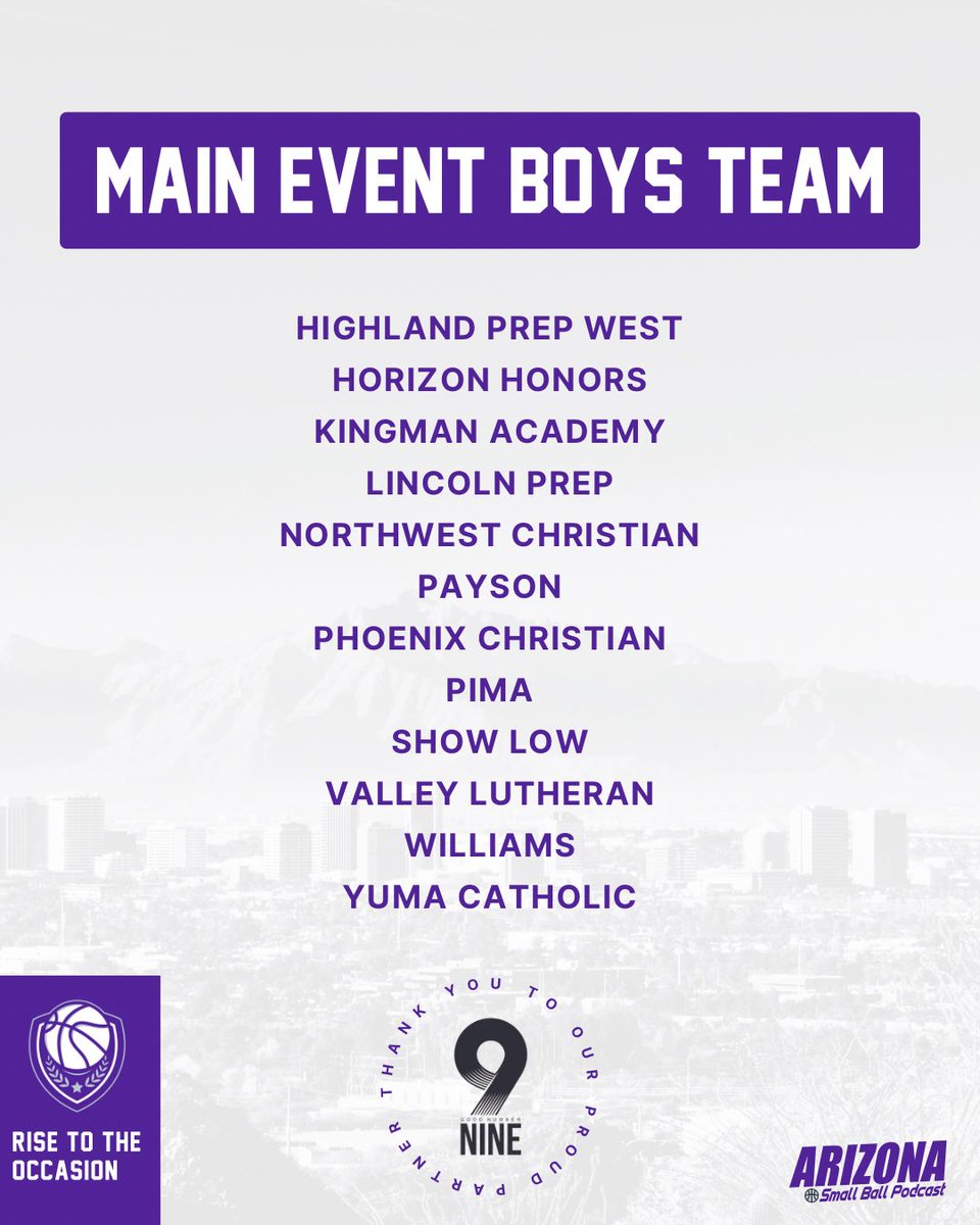 THE STAGE IS SET✅

24 teams are 🔐 in for one of the most exciting tournaments of the summer‼️

Big-time matchups. Breakout performances. Programs looking to make a statement.👀😤

This is the Main Event.
Rise to the Occasion.