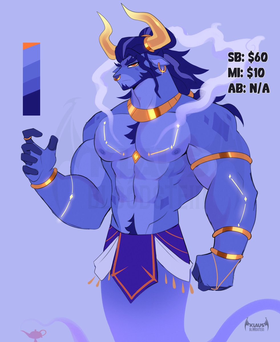 ADOPTABLE OPEN FOR AUCTION:            
Lamp Genie 
SB: $60            
MB: $10            
AB: ?            
-----------------------------------------            
- Bids bellow or priv            
- Pls comment bellow the last bid            
- Only Paypal            
⚠️READ