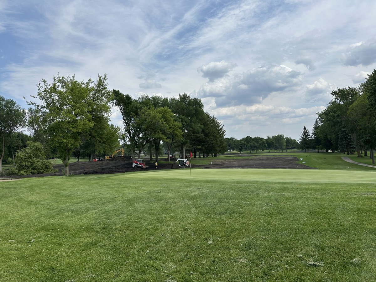 GcsaIowa's tweet image. Iowa GCSA took a tour of courses in northwest Iowa last week, getting the opportunity to check out a renovation/relocation project at Emerald Hills in Milford and the addition of a short course at The Ridge in Sioux Center! Thanks to Mike and Steve for showing me around.