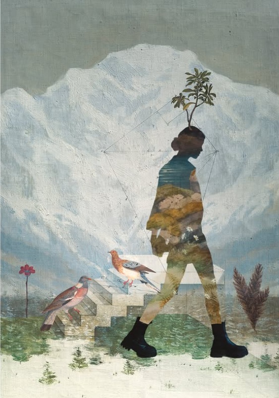 Sarah #Jarrett (@sarahjarettart) •The Path• #WomensArt #ArtByWomen #WomenArtists