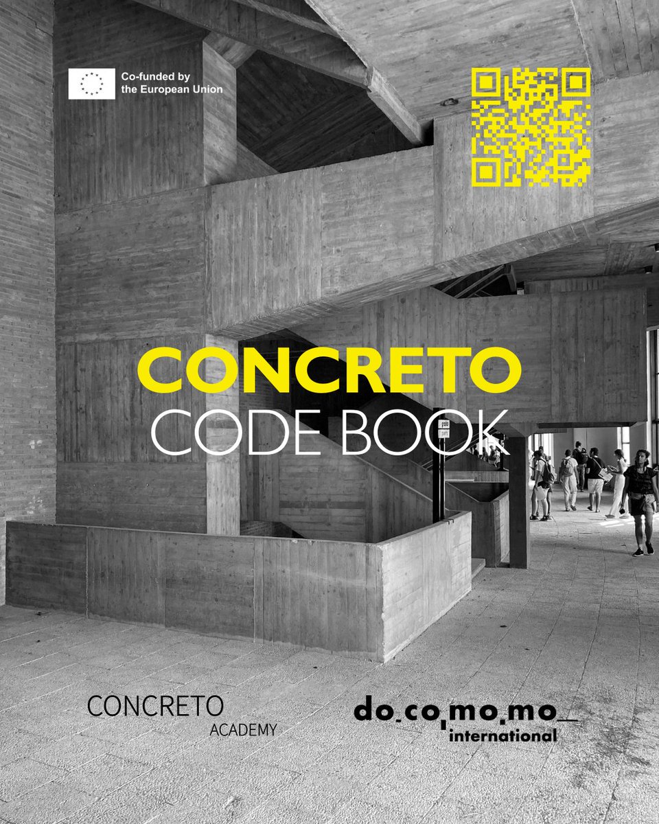 FLCconstruccion's tweet image. 🆕 ¡Ya está disponible el Libro de Códigos de #CONCRETO!

Publicado por @DocomomoInt y #CONCRETOAcademy 🎓, este libro es la base del programa formativo 🤓 sobre conservación del patrimonio arquitectónico de hormigón de Europa.

Un recurso 📚 clave para profesionales del sector: