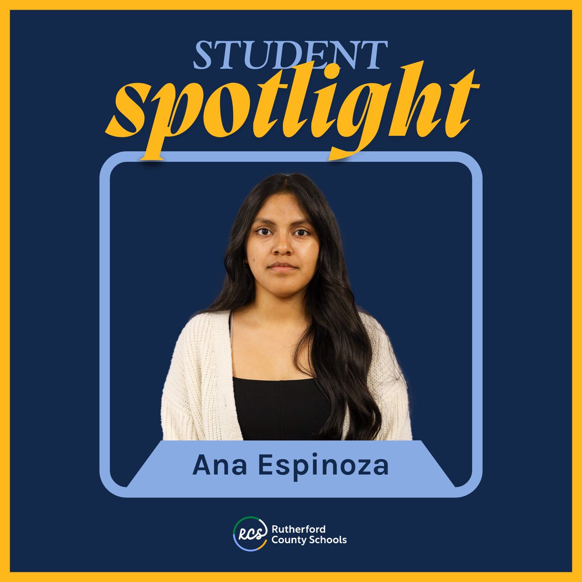 INTERN SPOTLIGHT: 👋 Ana Rosales Espinoza is a rising senior at Smyrna High School enrolled in the Teaching as a Profession pathway.

Ana is assigned to the summer learning camp location at Stewartsboro Elementary School. Ana aspires to become an elementary school teacher.