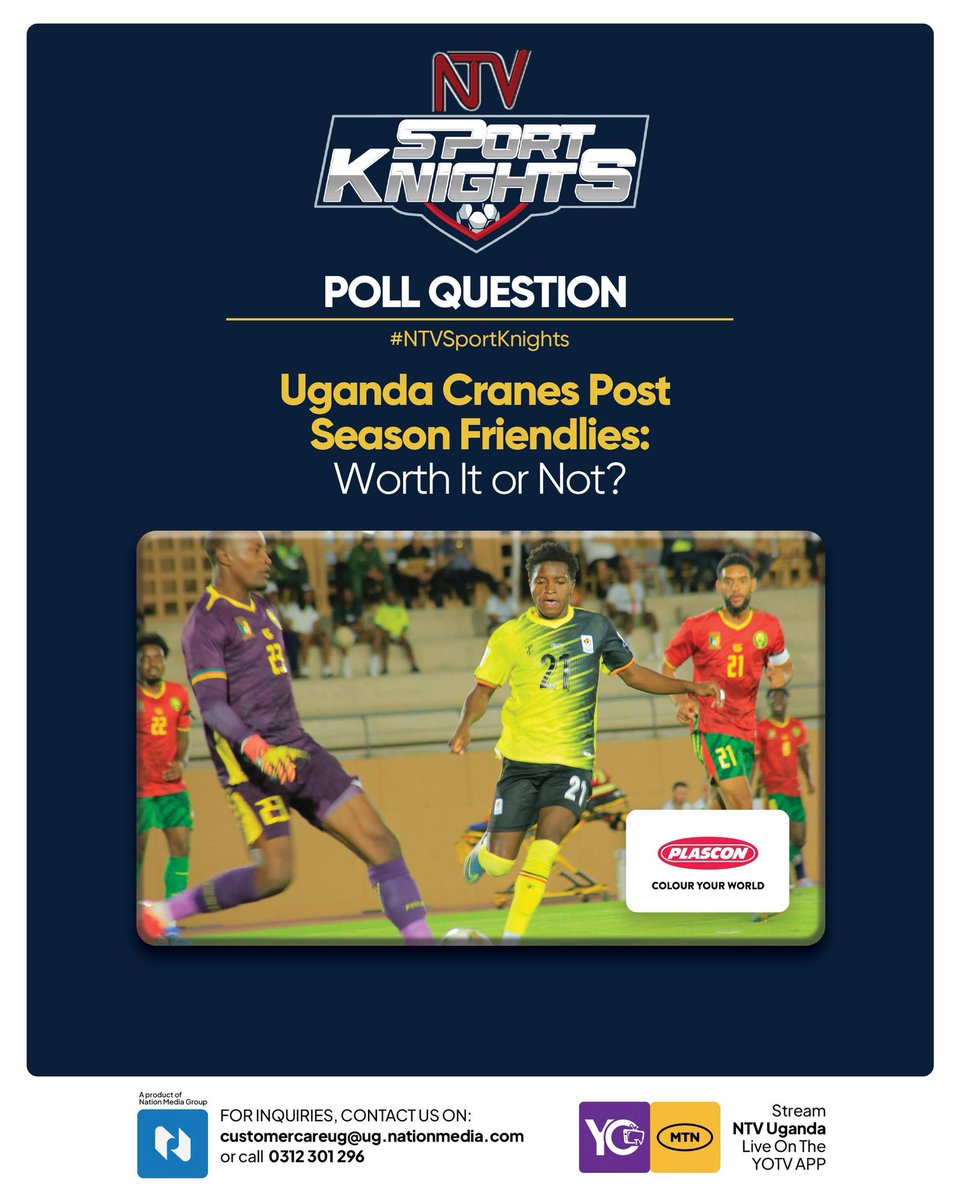 Uganda Cranes post season friendliest: Worth it or Not?
#NTVSportKnights