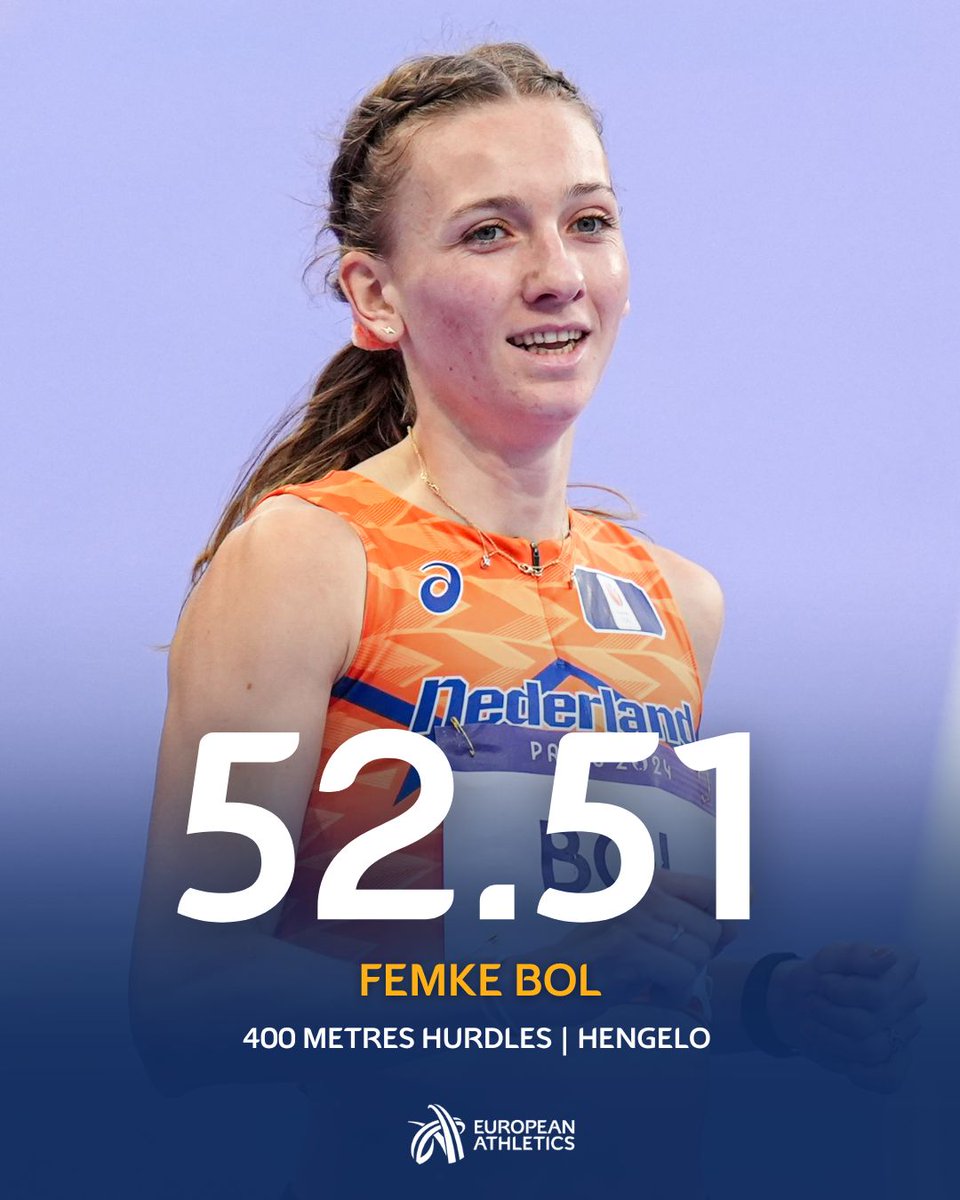 FANTASTIC FEMKE! 🌟

Femke Bol SMASHES the meeting record in front of the home support at Hengelo! 🇳🇱