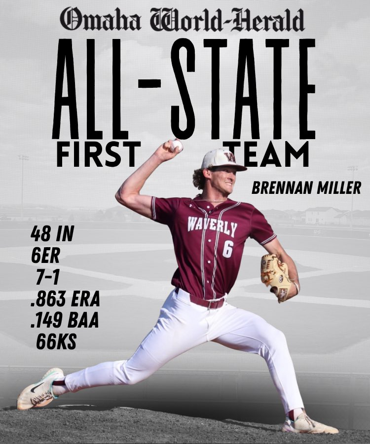 Congrats <a href="/brennanmiller25/">Brennan Miller</a>!
Omaha World-Herald
🏆 2nd Team Super-State
🏆 Class B ALL-STATE

We’re incredibly proud of YOU. Your hard work, dedication, and grit have truly paid off. You’ve earned this recognition, and it’s amazing to see your name among the best.
#ACE #FAMILY