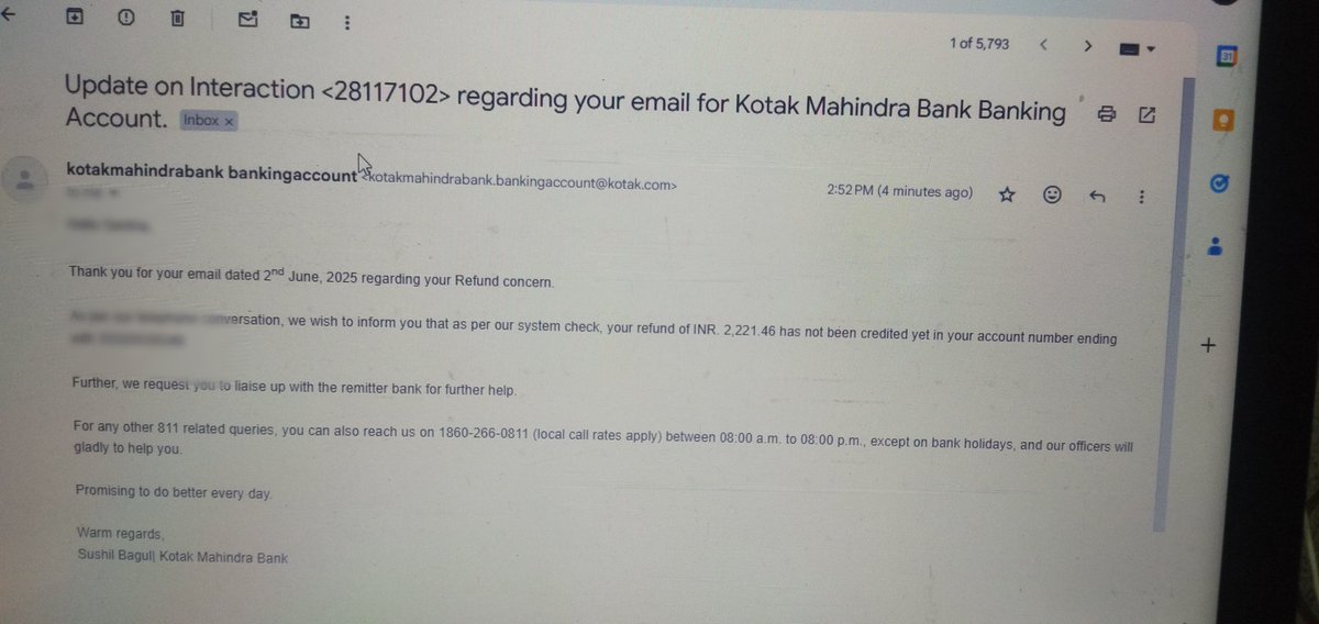 itzzkhushi24's tweet photo. @RBI @RBIsays Can you please intervene in my refund issue with @JioCare? It's been pending since March, and the amount is substantial - ₹2,222.46! Looking forward to a resolution.@jagograhakjago #RBI #JioRefundIssue #CustomerServiceFail https://t.co/4ujElgqoHS